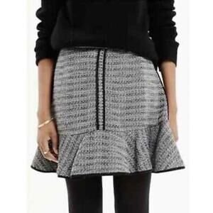 Madewell Wm sz 4 Pleated Skirt Prep Academia Goth Chic Preppy Y2K 90s Schoolcore